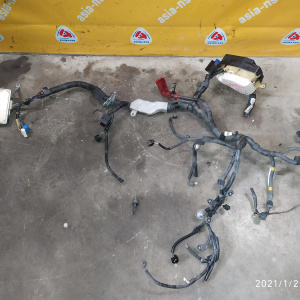 Коса ДВС Toyota 5E-FE Corsa EL50 a/t A242L трамб. 4+2 конт. + комп. 89661-16310 (привод спид. механический) 82121-1G222