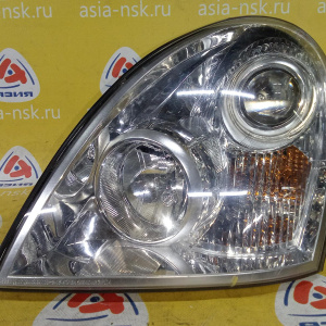 Фара SsangYong Rexton GAB/Y250 '2006- лев галоген, мех. корректор, 3 контакта (дефект крепления)