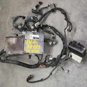 Коса ДВС Toyota 1NZ-FE Platz NCP12 2WD a/t + компьютер 89661-52611  мех. заслонка ( акпп 9 конт. ) контакты на компьютер в 2 ряда 82121-52040/-52041