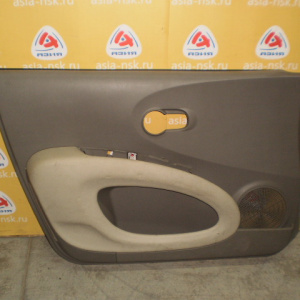 Обшивка двери Nissan March K12 перед, лев