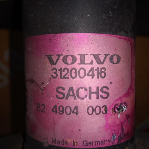 Стойка Volvo CZ/CT XC90 B6324S '2002-2014 F пружина бел./красн. 31277877
