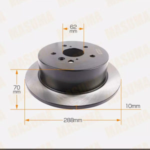 Диск тормозной Toyota/Lexus ACU25/ACU20/MCU20/GSU30/GSU35/ACU30/ACU35/MCU31/MCU35/MCU36/MCU38 R 42431-48050 / 42431-48041