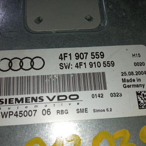 Блок управления двс Audi A6 C6/4F2/4F5 AUK '2004-2005 3.2 FSI 4WD 6AT Euro 4 4F1907559 4F1910559