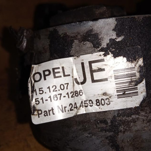 Подушка двигателя Opel 2H0/Z18XER Astra H A04 MT [JE] передняя F 24459803