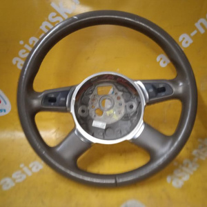 Руль Audi A8 D3/4E2 '2003-2007 мульти руль 4 спицы кожа jive (серо-бежев.) 4E0419091BB