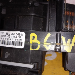 Блок подрулевых переключателей Audi A4 B6/8E5 '2003 Универсал 4E0953503C +шлейф 8E0953541E 8E0953549N