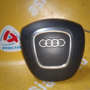 Подушка безопасности Audi A4 B7/8EC/8ED '2004-2008 водителя с зарядом 2 фишки, 3 спицы 8E0880201CG