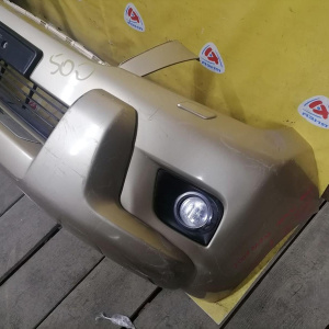 Бампер TOYOTA Land Cruiser Prado KDJ150 '2009-2013 перед тум.A044633 (в сборе) дуга,омыватели (Тайвань) Дефект TY0440001