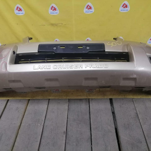 Бампер TOYOTA Land Cruiser Prado KDJ150 '2009-2013 перед тум.A044633 (в сборе) дуга,омыватели (Тайвань) Дефект TY0440001