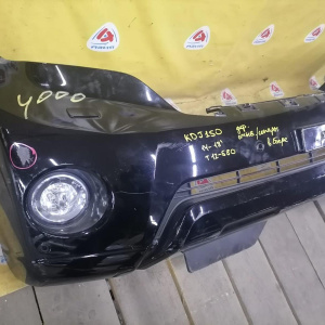 Бампер TOYOTA Land Cruiser Prado KDJ150 '2014-2018 перед Дефект тум.12-580 (в сборе) без правого омывателя,сонары