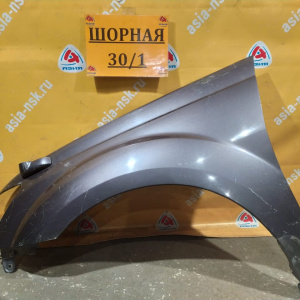 Крыло MITSUBISHI Outlander CW5W '2006 перед, лев без отверстия (под зеркало)