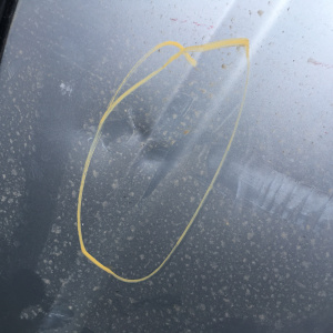 Капот Subaru Outback BP9/BPE алюм.Дефект