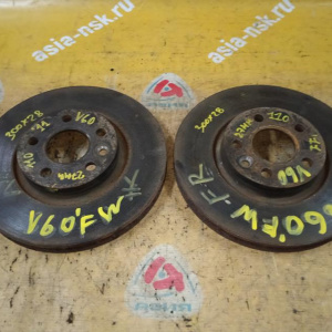 Диск тормозной Volvo FS/AS/FW/BW/BZ V60 '2007-2016 F R16 300x28 пара (25мм) вентил. 5 шпилек 30769061