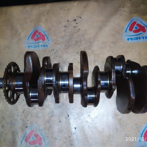 Коленвал Toyota 2GR-FE Harrier GSU35 по диагонали 102 мм., диаметр 61/53 мм. ДЕФЕКТ ПОД РАСТОЧКУ безшестерни на дачик коденвала