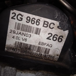 Двигатель Ford Explorer 3 Cologne V6/XS-Б/Н 4.0L 2G966BC Мех.дросс. БЕЗ НАВЕСНОГО U152/UN152 '2003