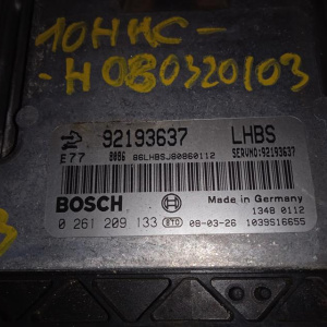 Блок управления двс Chevrolet Captiva C100/L07 LU1/Z32SE/10HM '-2010 3.2 V6 Bosch 0261209133 92193637