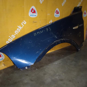 Крыло BMW X3 E83 '2004-2004 перед, лев (дефект, вмятины) 41353403735