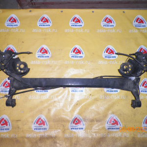 Балка Toyota SCP10/SCP11/SCP13/NCP10/NCP12 Platz/Vitz ABS DRAM. В сборе с тросами ручника. R