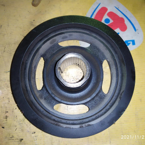 Шкив коленвала Honda R18A1 Civic FD 7 ручейков диаметр 30/157 мм. RNA