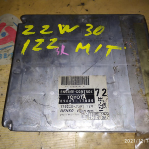 Компьютер ДВС Toyota MR-S/MR2 89661-17680 1ZZ-FE ZZW30 2WD задний привод m/t 6 ступ. мкпп, ( эл. заслонка )