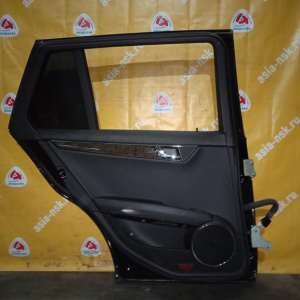 Дверь боковая Mercedes C-Class W204/S204 зад, лев Универсал, в сборе, чёрный 197U (тычки) A2047302300 '2008