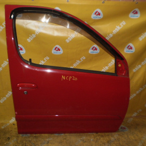 Дверь боковая TOYOTA Funcargo NCP20 перед, прав С молдингом (цена за голое железо)