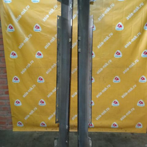 Накладка на порог Mercedes C-Class W204 '2008 пара, чёрный 197U A2046980354, A2046980454