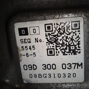АКПП Porsche Cayenne M55.01 3.6L TR-60SN JSN БЕЗ РАЗДАТКИ 09D300037M, 95530001103 957/9PA '2008