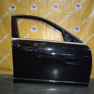 Дверь боковая Mercedes C-Class W204 перед, прав в сборе, чёрный 197U (царапины) A2047206000 '2008