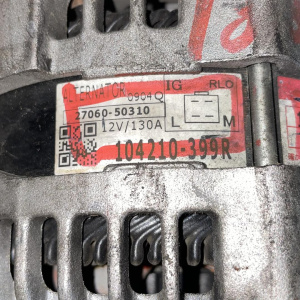 Генератор TOYOTA 3UZ UCF30 4 конт. пластиковая крышка 12V 130A 27060-50310/-50340