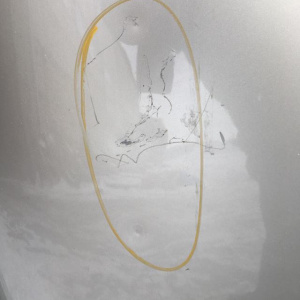 Капот TOYOTA Vista SV50 с решеткой дефект ф.32-164