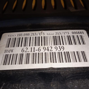 Панель приборов BMW 5-Series E60 M54B25 Japan 260 km/h 62116942939 62109194884