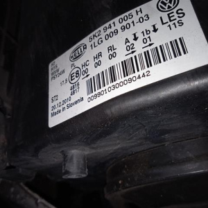 Ноускат Volkswagen Golf 6 5K1 CAXA '2008-2013 1.4 TSI DSG-7 Хэтчбек, галоген (дефект левой фары) 220401
