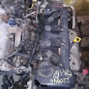 Двигатель Nissan QG16-DE-220946 BLACK МЕХ ДРОССЕЛЬ без компрессора Almera '2001-