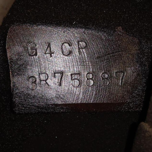 Двигатель Hyundai Sonata G4CP-3R75887 2.0L 8V 4AT Корея Y2/Y3 '1996