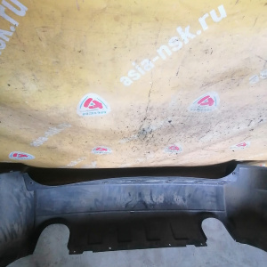 Бампер Hyundai Tucson JM/BH '2004-2009 зад (треснут, шпаклевка) 2 трубы, под уширители 866112E050