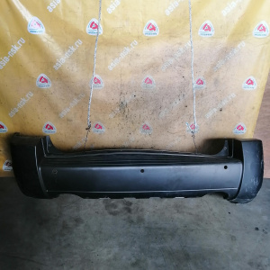 Бампер Hyundai Tucson JM/BH '2004-2009 зад 2 трубы, под парктроники, под уширители 866112E050