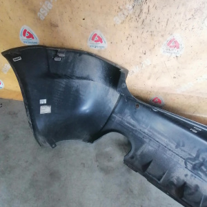Бампер Hyundai Tucson JM/BH '2004-2009 зад 2 трубы, под парктроники, под уширители 866112E050