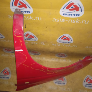 Крыло Daewoo Matiz M150 '2000- перед, лев Chevrolet Spark,  под повторитель (вмятины)