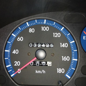 Панель приборов Daewoo Matiz M150 LQ2/F8CV '2000- 180km/h AT JPN FM (дефект крепления снизу) 96621430