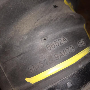 Патрубок воздушного фильтра Ford AODA Focus 2 CAP гофра 2.0L Duratec He (145PS) 3M519A673GC