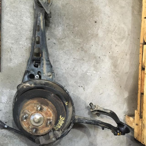 Ступица Honda CE4 Rafaga зад, лев +трос+рычаг