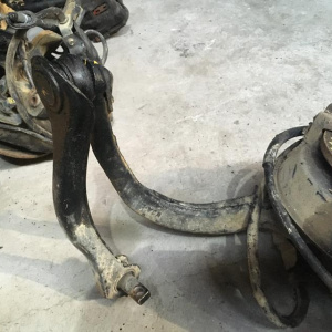 Ступица Honda CE4 Rafaga зад, лев +трос+рычаг