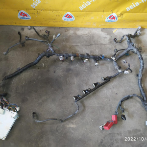 Коса ДВС Toyota 1ZZ-FE Vista Ardeo ZZV50 '04.2000- 2WD a/t + комп. 89666-32010  (U341E 9 конт.), мех. заслонка 82121-3H870