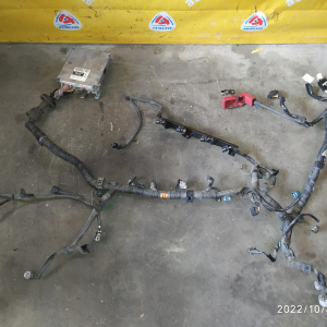 Коса ДВС Toyota 1ZZ-FE Vista Ardeo ZZV50 '04.2000- 2WD a/t + комп. 89666-32010  (U341E 9 конт.), мех. заслонка 82121-3H870