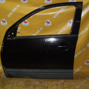 Дверь боковая MITSUBISHI Outlander CW5W '2006 перед, лев с нештатной накладкой (цена за голое железо)