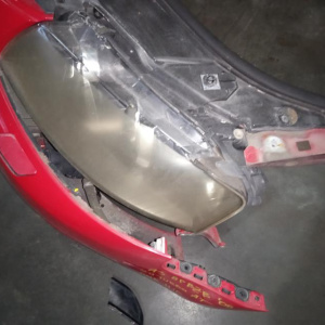 Ноускат Audi A3 8P1 BZB '2005-2008 Turbo S Line (RHD HID-ксенон, омыватели, туманки)