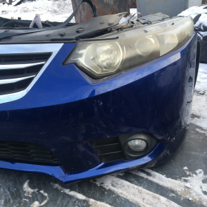 Ноускат Honda Accord CU1 K24A '2008-2011 a/t туманки+бачок омывателя+абсорбер ф.P7566