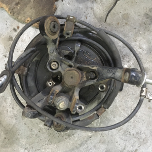 Ступица HONDA TA1 Avancier зад, лев ABS голая(с тросом)