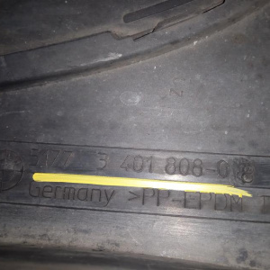 Уширитель крыла BMW X3 E83 '-09.2004 перед, прав 51713401808
